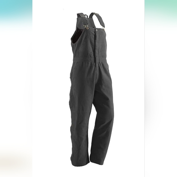 Berne Women's tall Softstone Duck Insulated Bib Overall size L - Picture 3 of 8